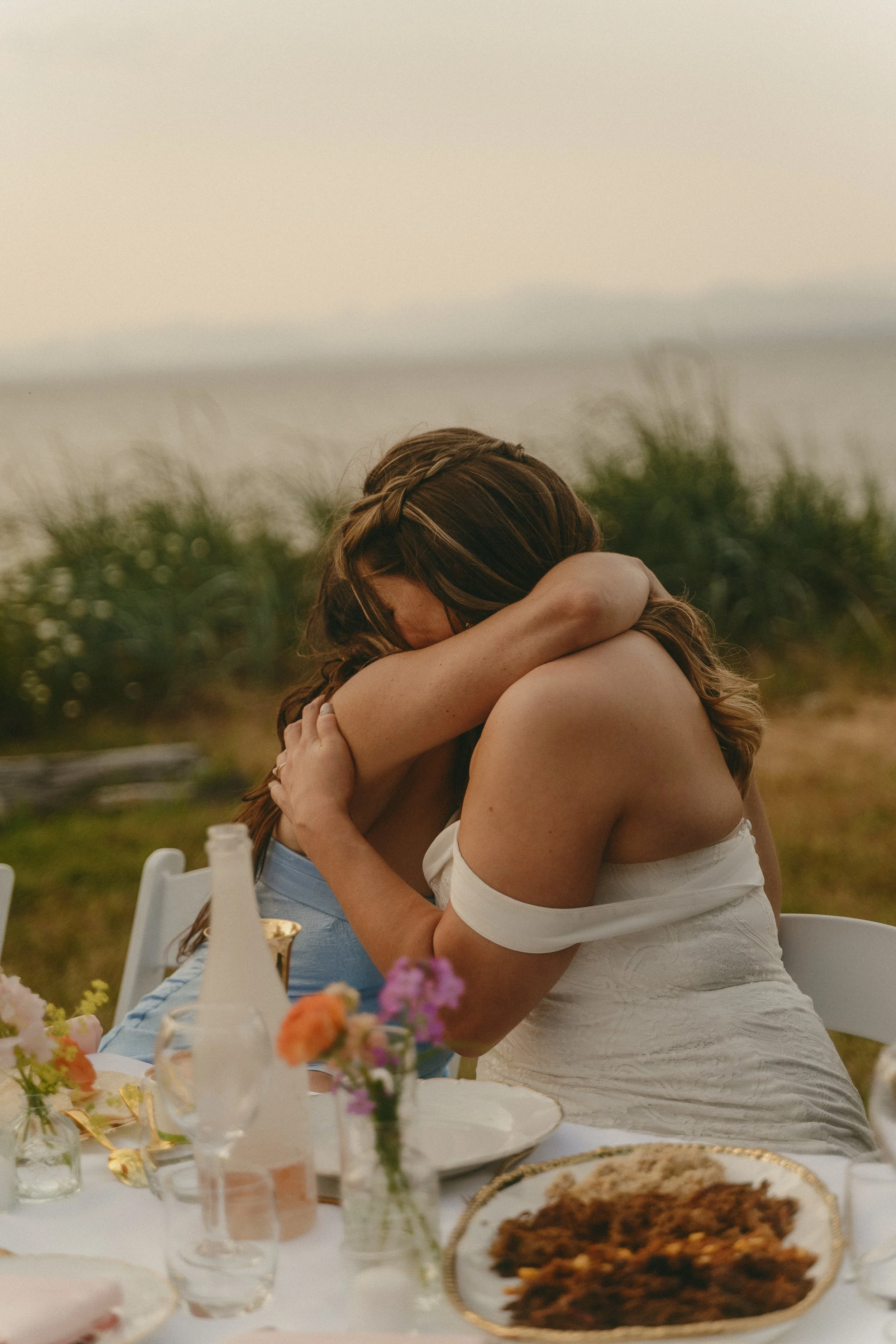 golden hour sunset wedding on Vancouver Island