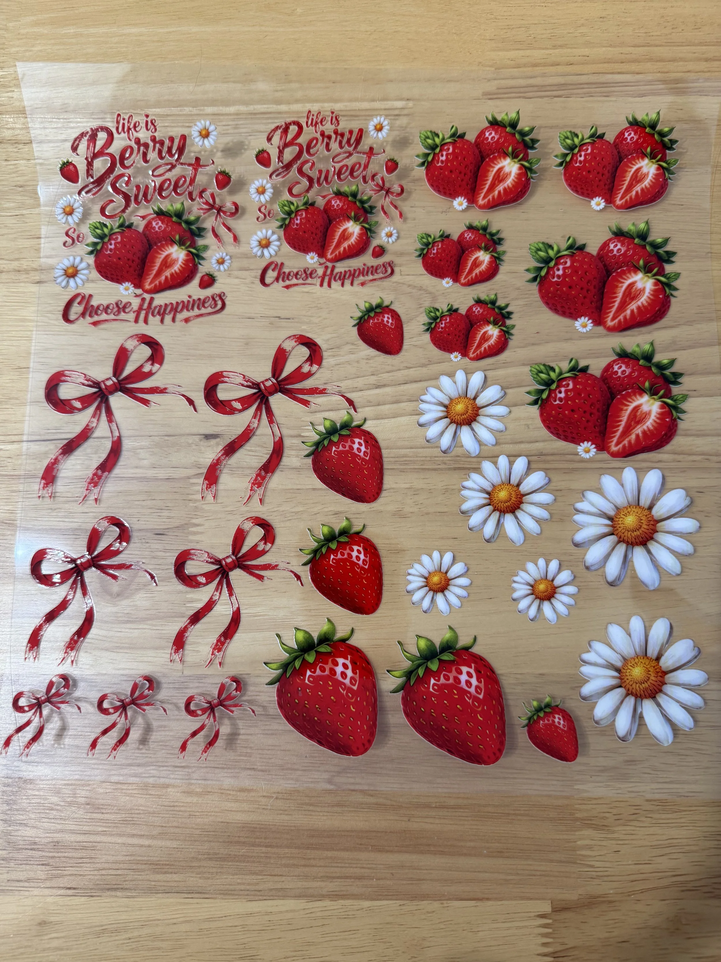 Life is Berry Sweet Designed UVDTF Element Sheet_Deconstructable Element Sheets_10 by 10 inch Sheets_Custom Designed UVDTF Element Sheet