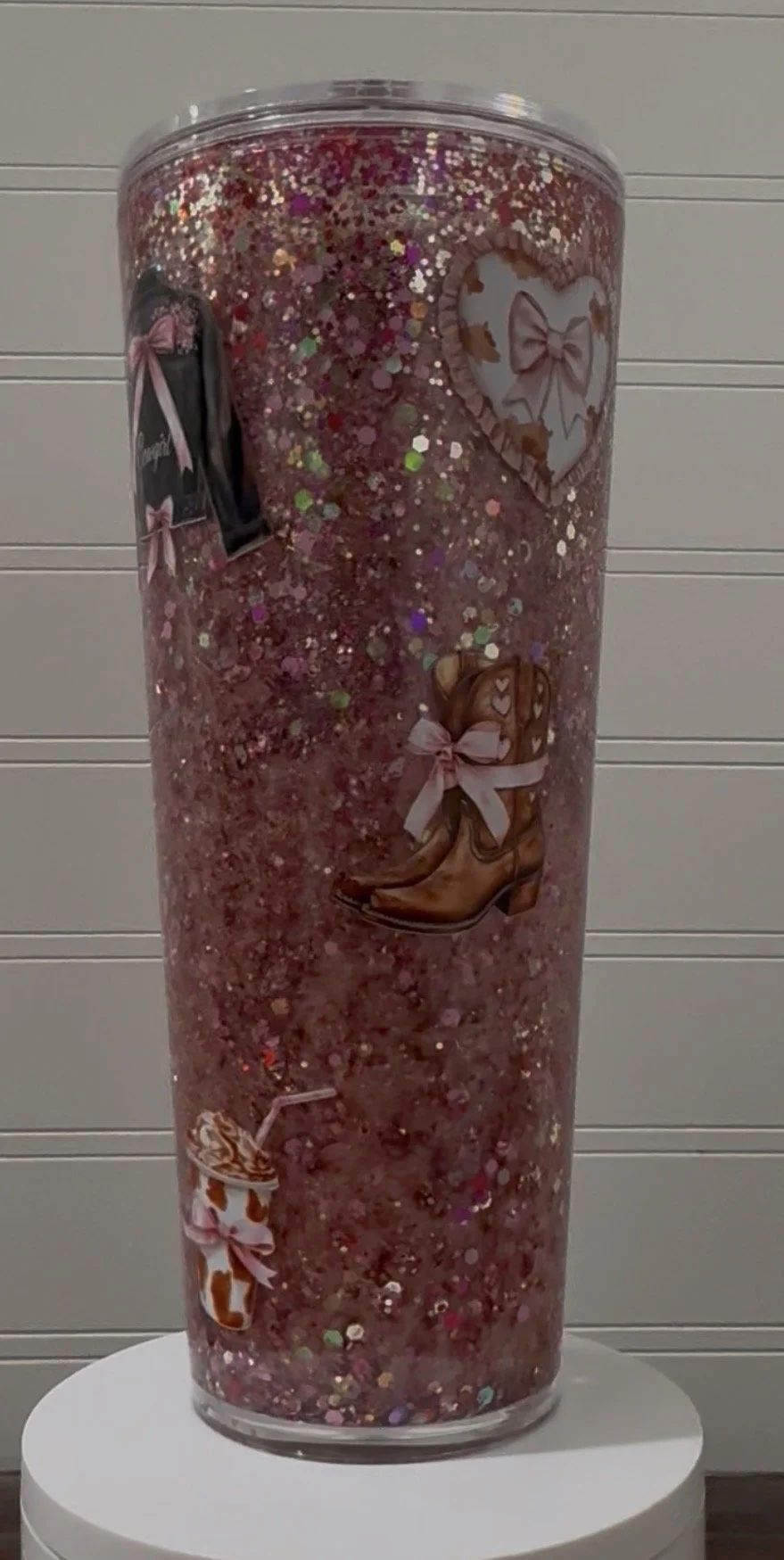 24oz Snowglobe Suspended/ Normal/ Lava Lamp Flow Tumbler