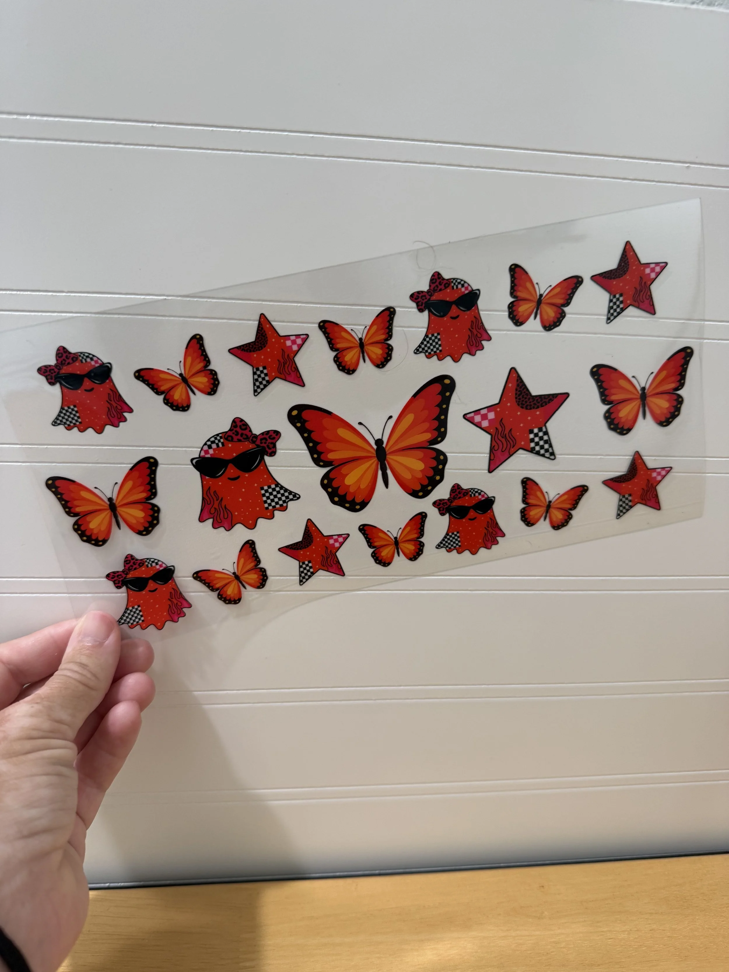 Spooky Butterfly Wrap Designed UVDTF Wrap_Can Glass Wrap_Custom Designed UVDTF Wrap