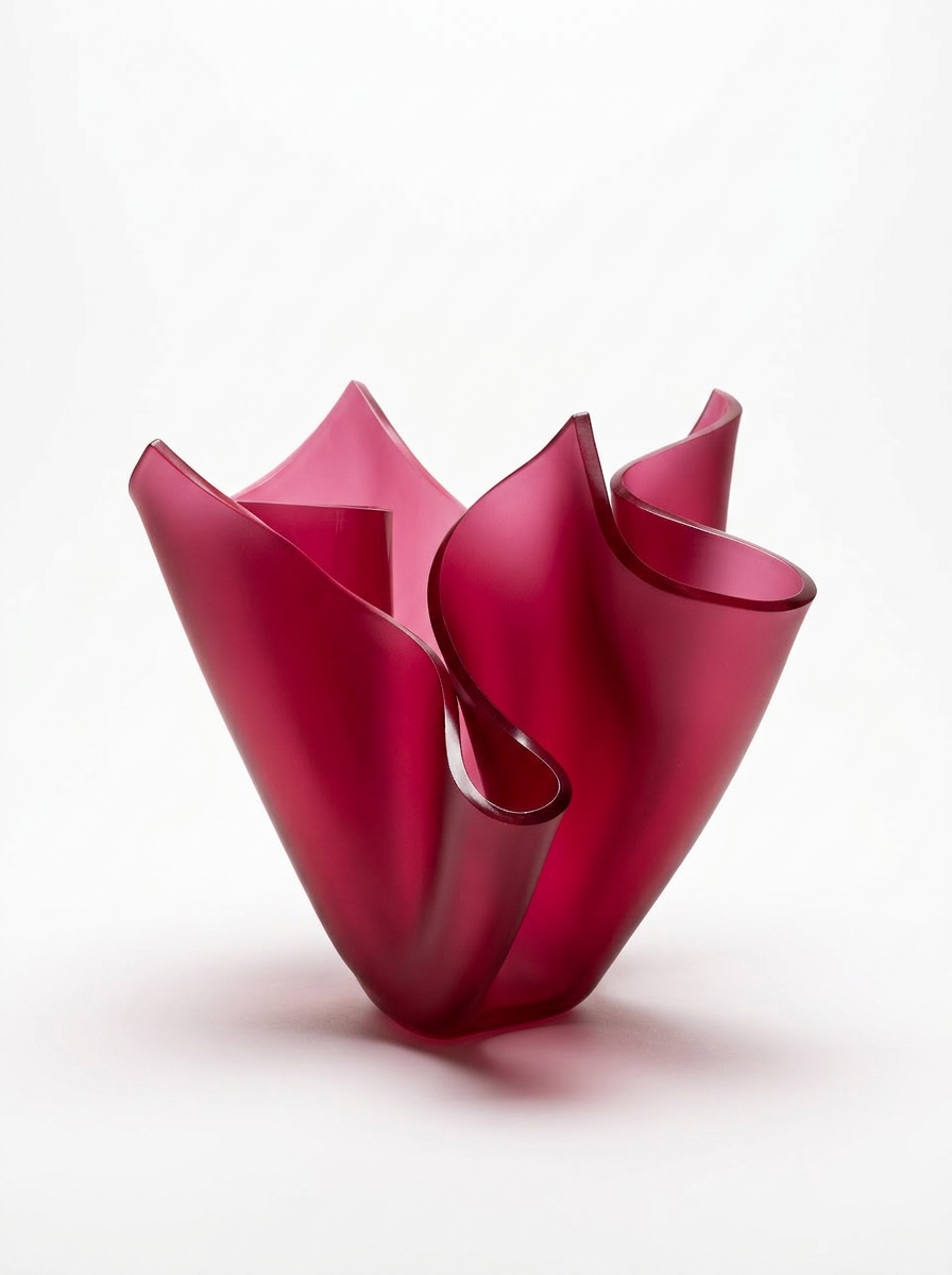 Large Satin Pink Flower Bloom.png