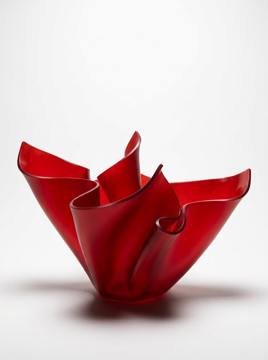 XL Satin Red Flower Bloom.png