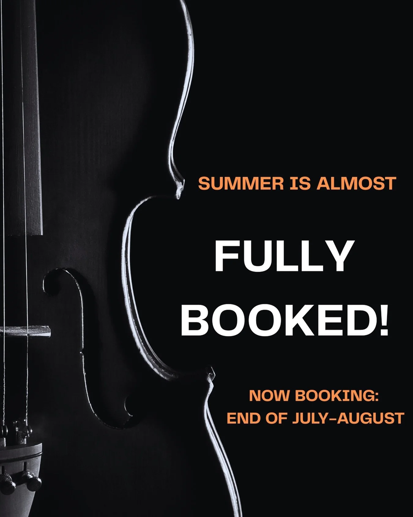 Need strings in your music? Book today before it&rsquo;s too late🎵

We have 2 spots open at the end of July, and lots of availability in August! Just send us a DM to get started😊

#violinrecording #orchestrarecording #musicproduction #singersongwri