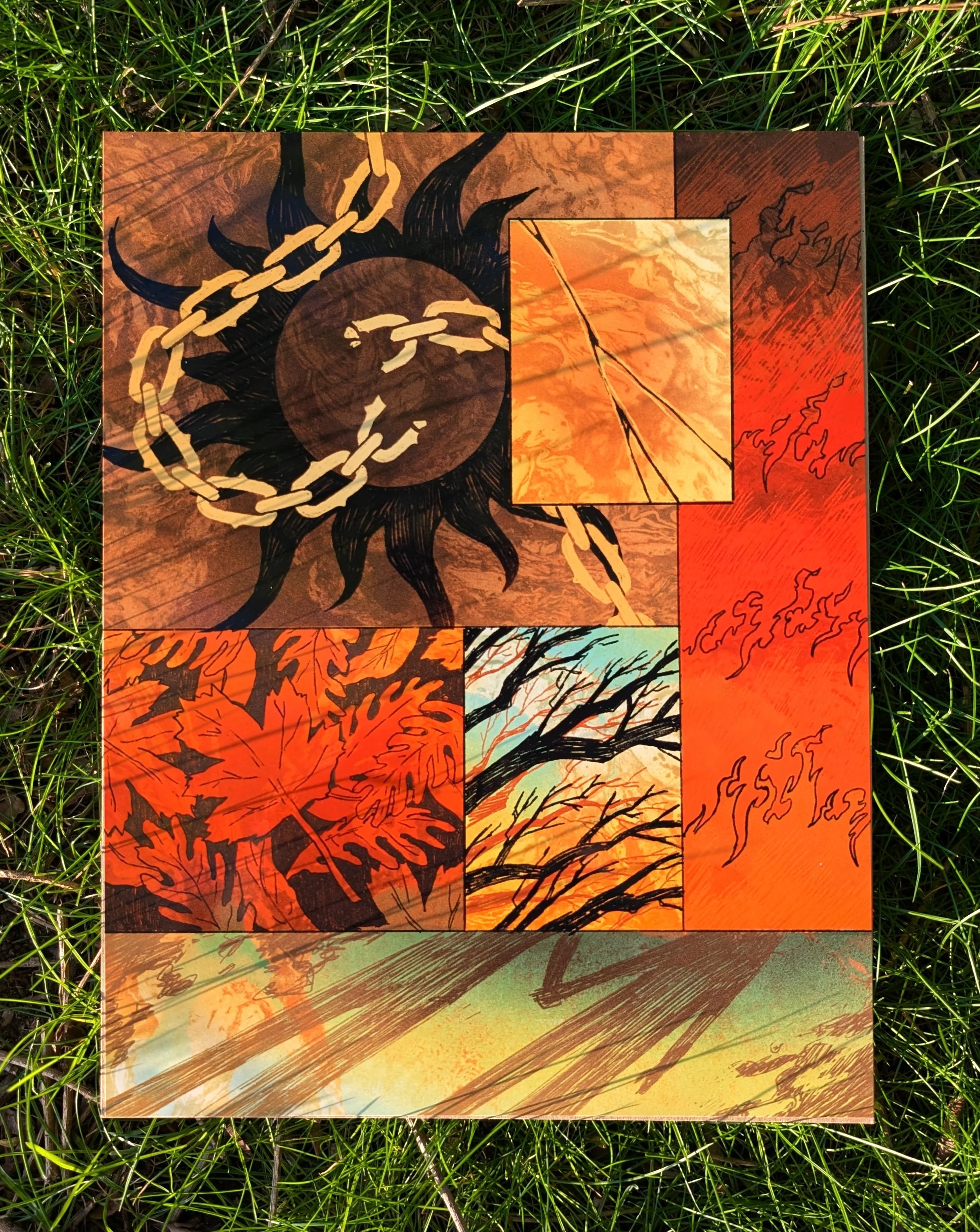 Fall (Digitally inked and colored)