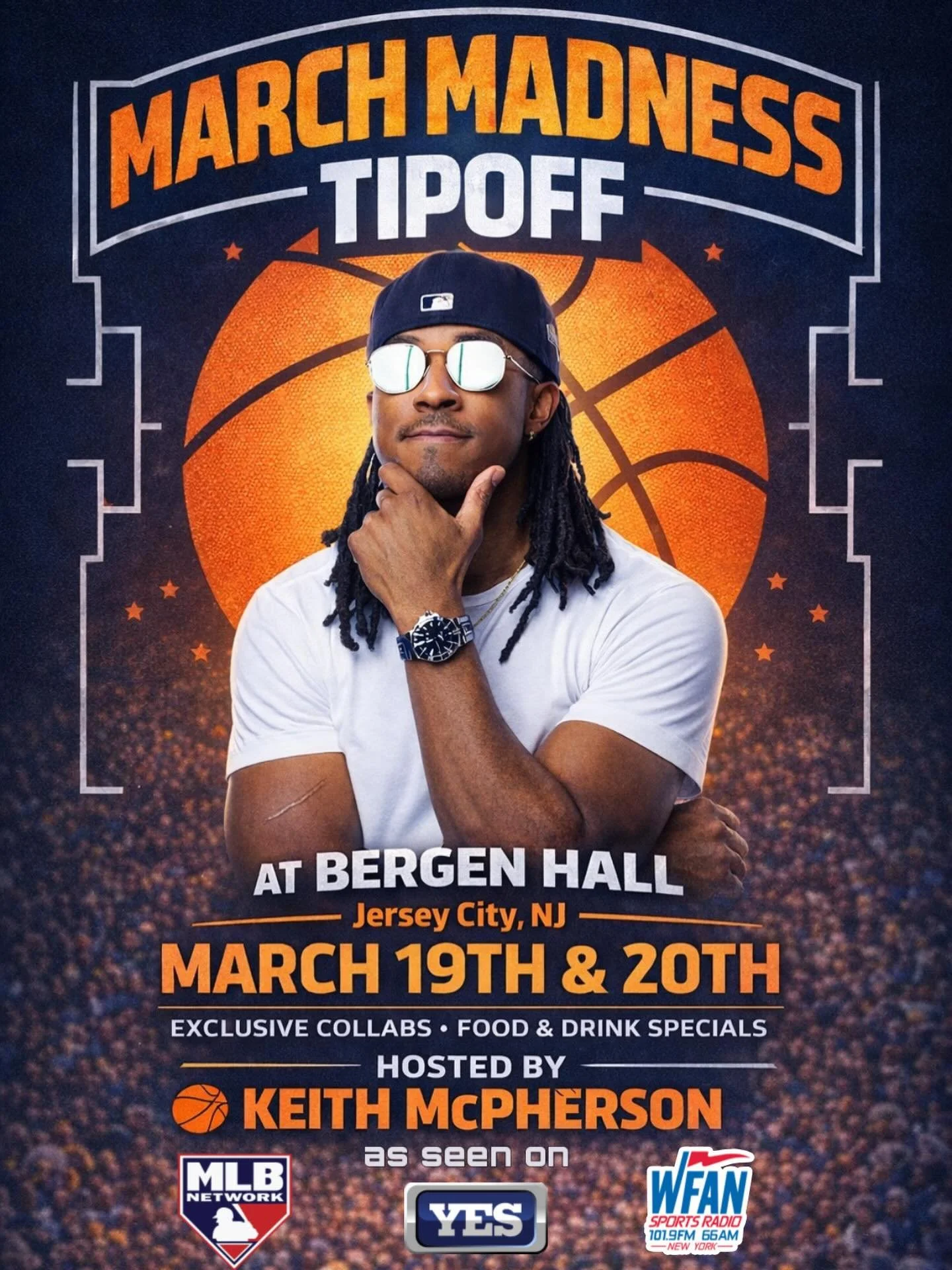 Mark your calendars! March 19th and 20th, 58 maple st, Jersey City for our inaugural Bergen Hall March Madness tipoff party with exclusive collabs, drink &amp; food specials, all hosted by WFAN Keith McPherson!

Stay tuned for our official KM Bracket