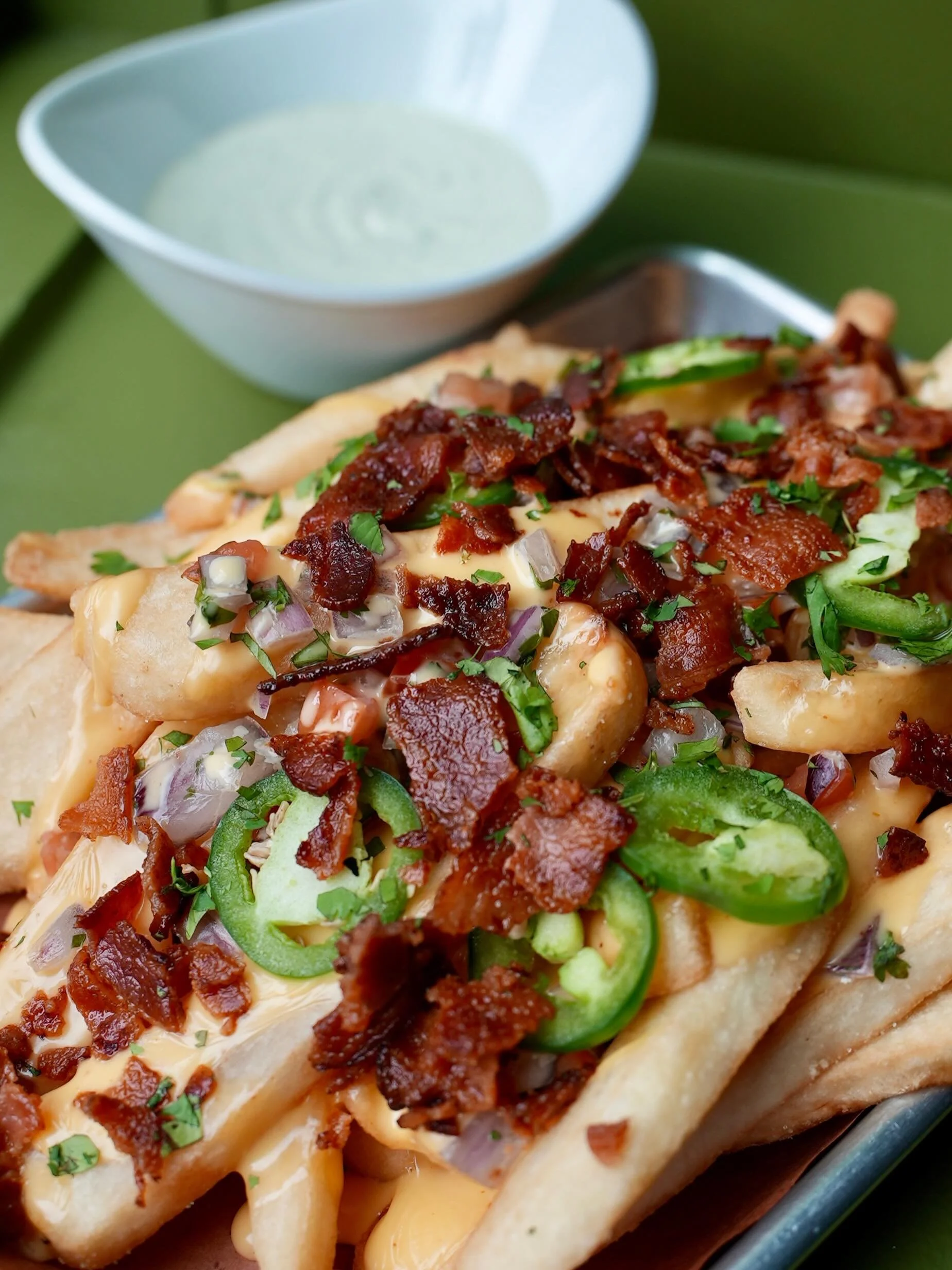 FRI-YAY!! Come by unwind and enjoy some fiesta fries, you deserve it. Maybe enjoy them with a 🍸 😏