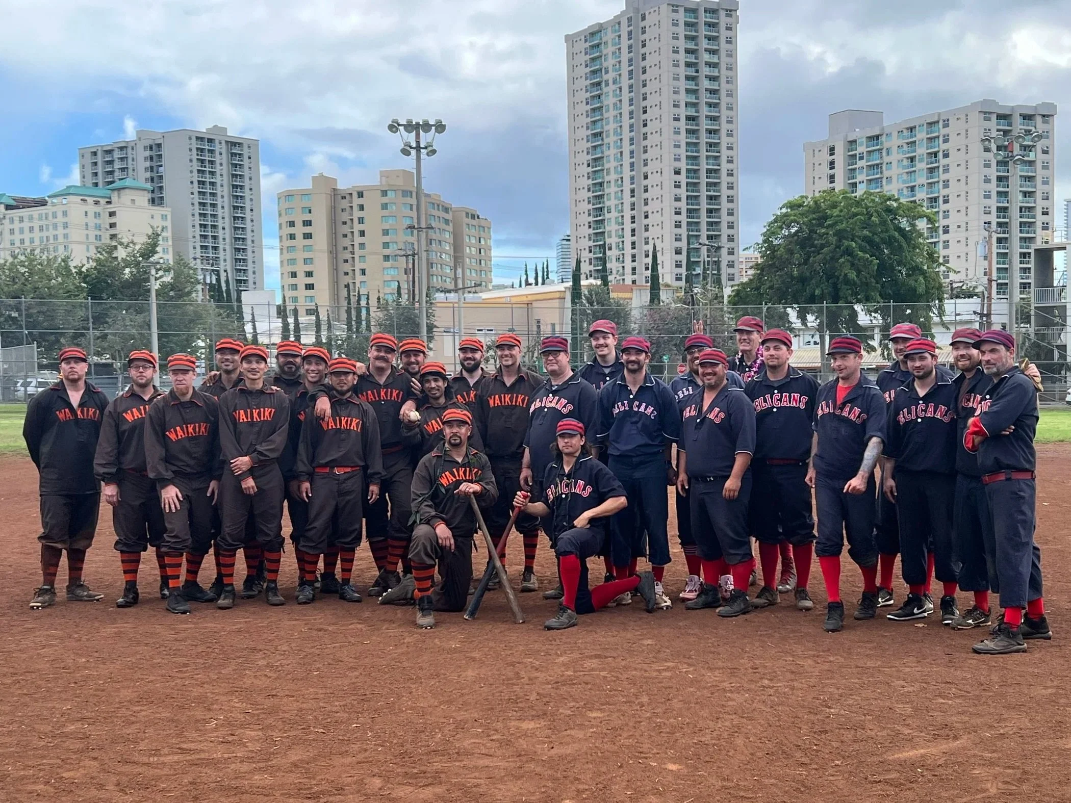 2025: San Francisco Pelicans at Waikiki Base Ball Club (Kalakaua Jubilee)