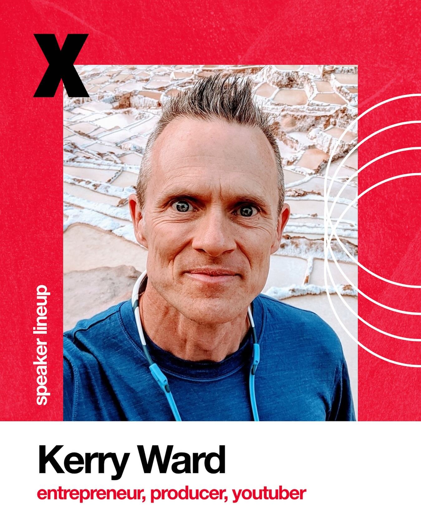 And last but not least, we introduce our next speaker Kerry Ward. 🔴

Living life at FullTilt is a daily reality for Kerry Ward - both personally and professionally, This approach has facilitated an extraordinary range of unique experiences. Over the