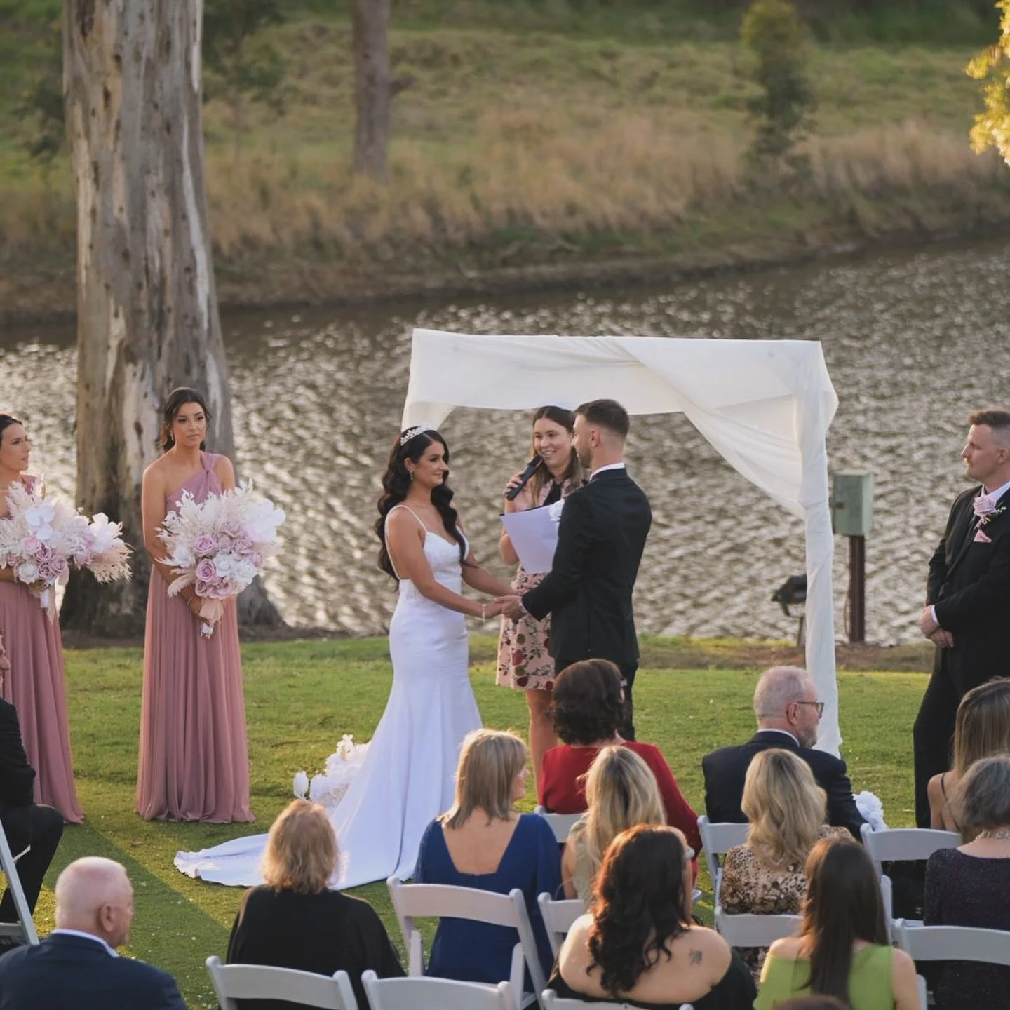 Alyce &amp; Brent 🩵🩵

Such a beautiful afternoon at Nova on the Grange, surrounded by family, friends, and their two gorgeous boys. 

Their ceremony was full of love, laughter, and a few happy tears, a perfect reflection of who they are together.

