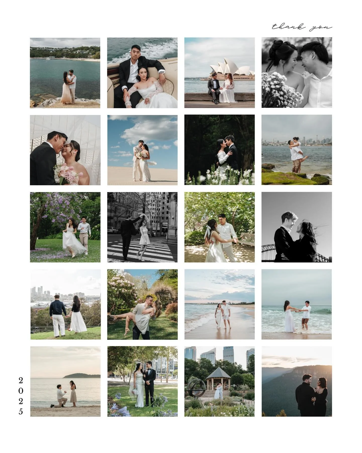 our journey began in the quiet months leading up to 2025, and we&rsquo;ve loved every moment since 🤍

from getting to know you - and the love story in this chapter

to designing concept briefs &amp; planning for every kind of weather, to artfully ca