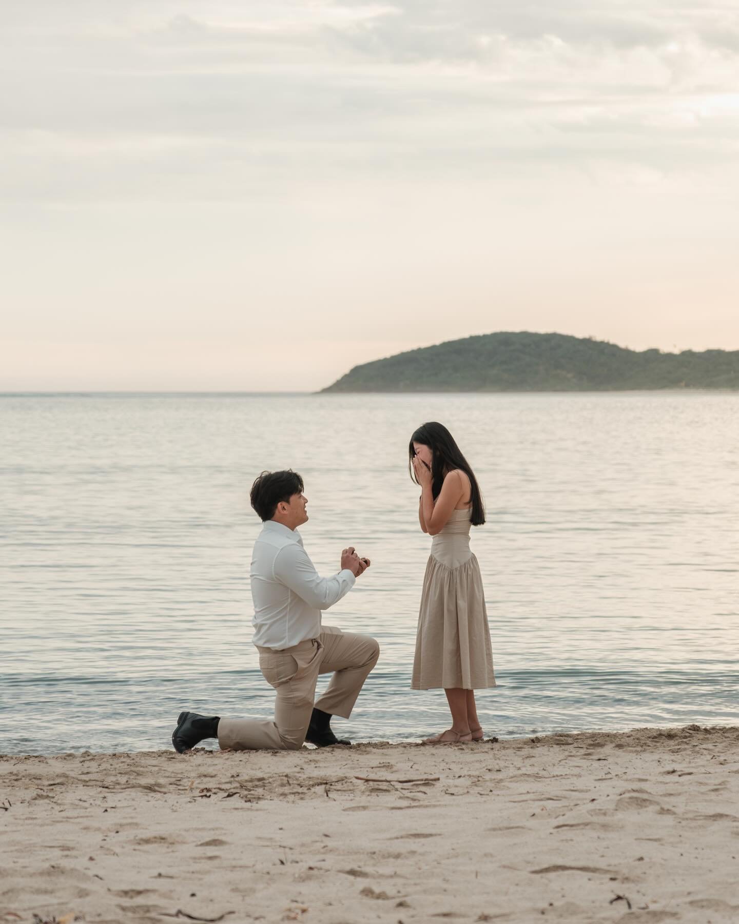 vincent &amp; ann &bull; first love &bull; first light 🤍
sunrise proposal | port stephen&rsquo;s 
capturing love as it unfolds in sydney &amp; beyond