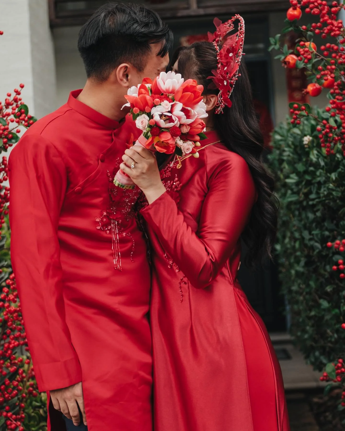 tea ceremony 21.03 🧧🌺 &bull; jaide &amp; andy are married!