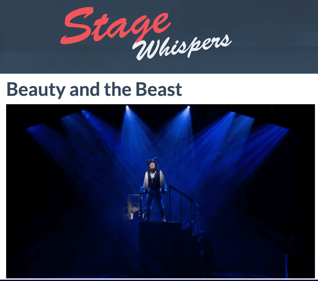 Stage Whispers Review