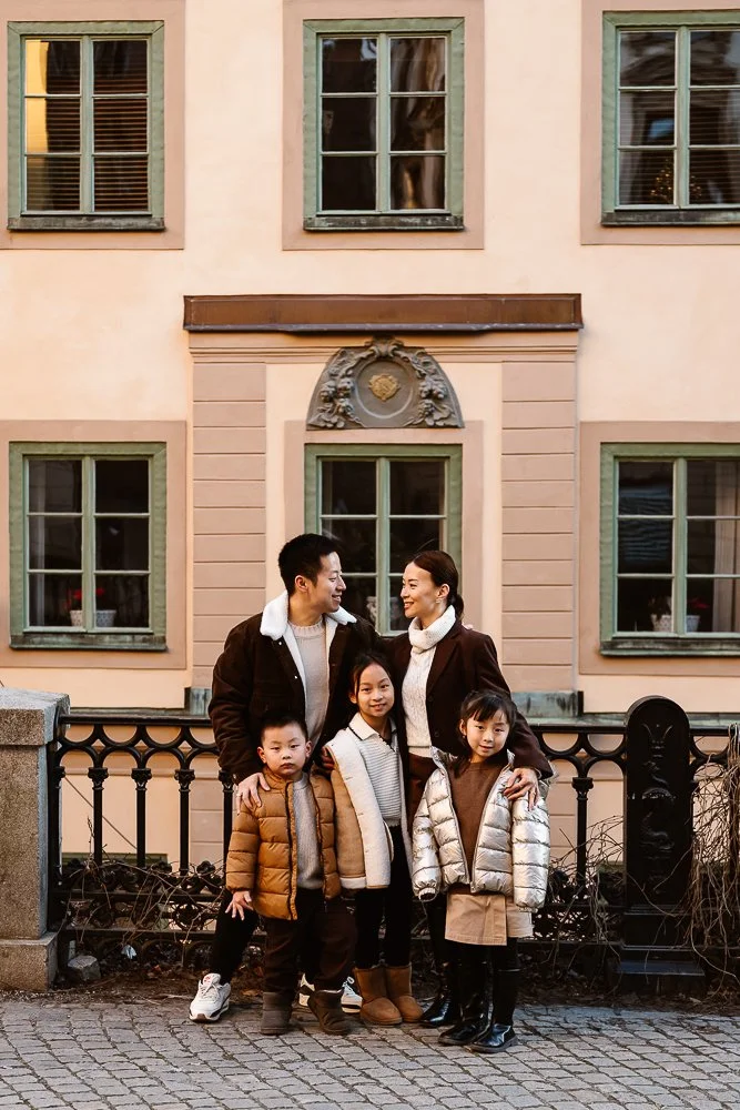 Family photoshoot Stockholm