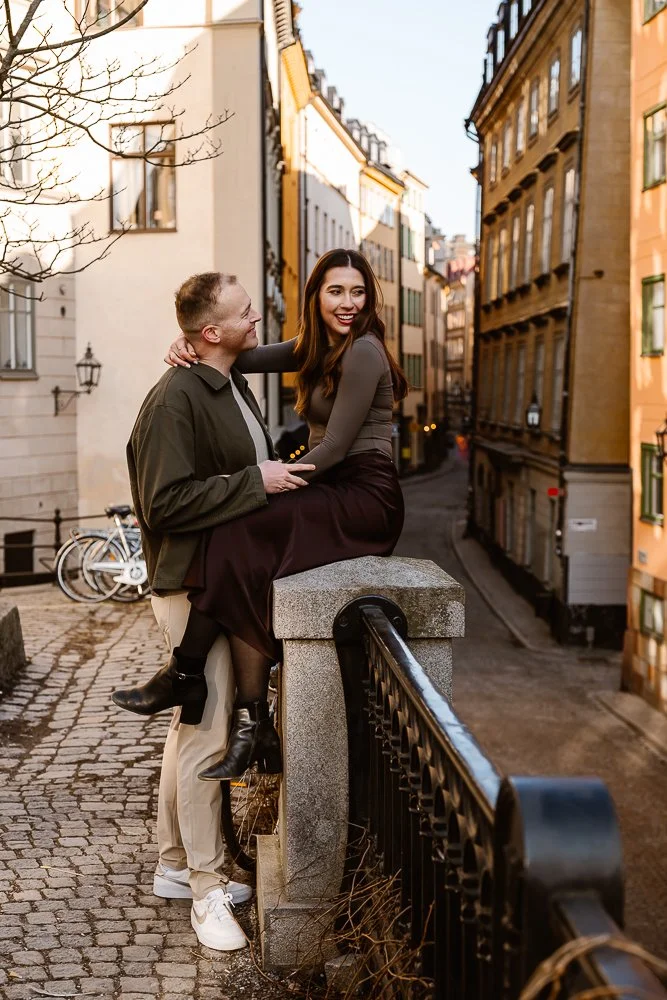 Couple photoshoot Stockholm