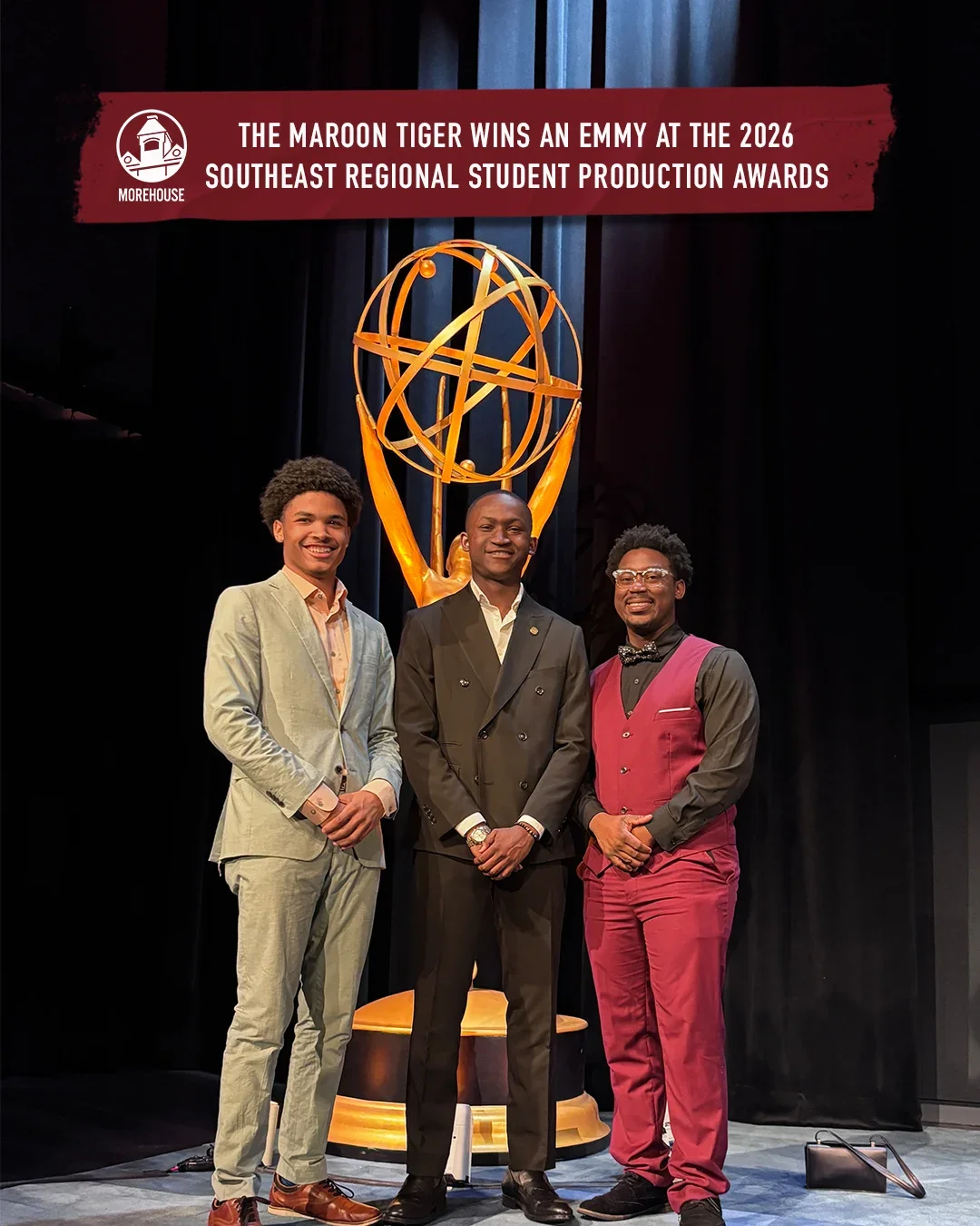The Maroon Tiger Wins Emmy at the 2026 Southeast Regional Student Production Awards