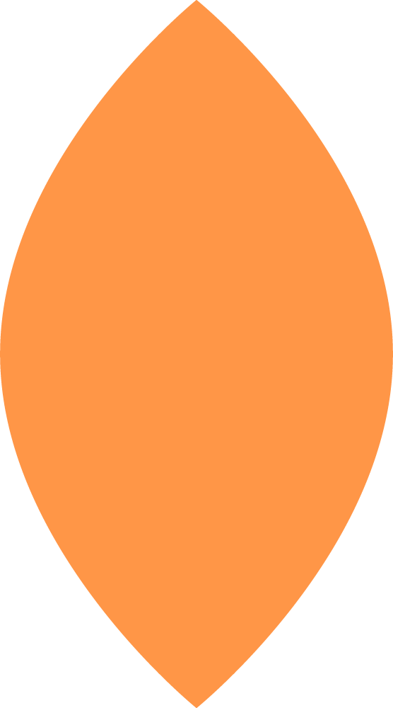 Orange shield-shaped emblem on white background.