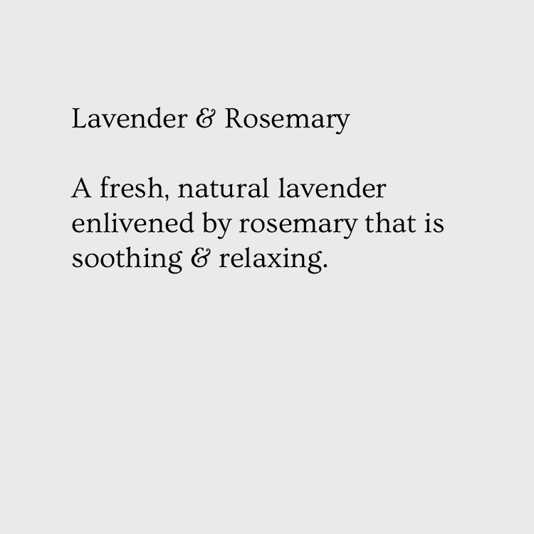 Fragrance Card - Lavender and Rosemary
