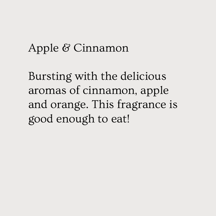 Fragrance Card - Apple and Cinnamon