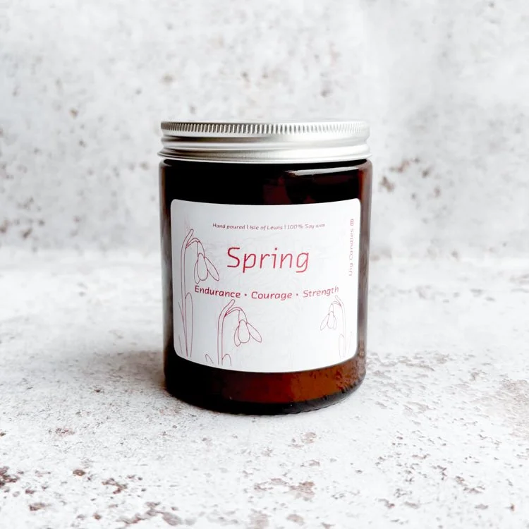 Uig Candles - Seasonal Selection Amber Jar