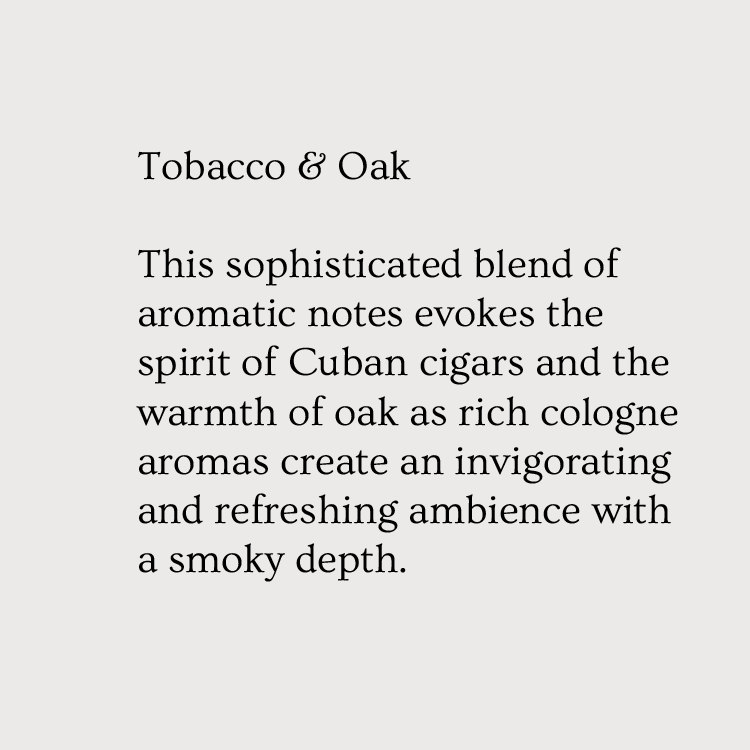 Fragrance Card - Tobacco and Oak