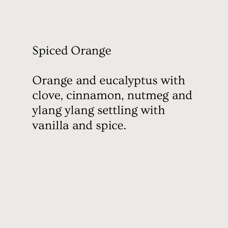 Fragrance Card - Spiced Orange