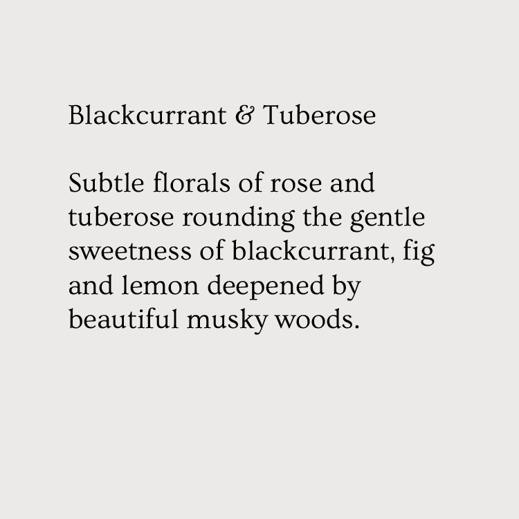 Fragrance Card - Blackcurrant & Tuberose