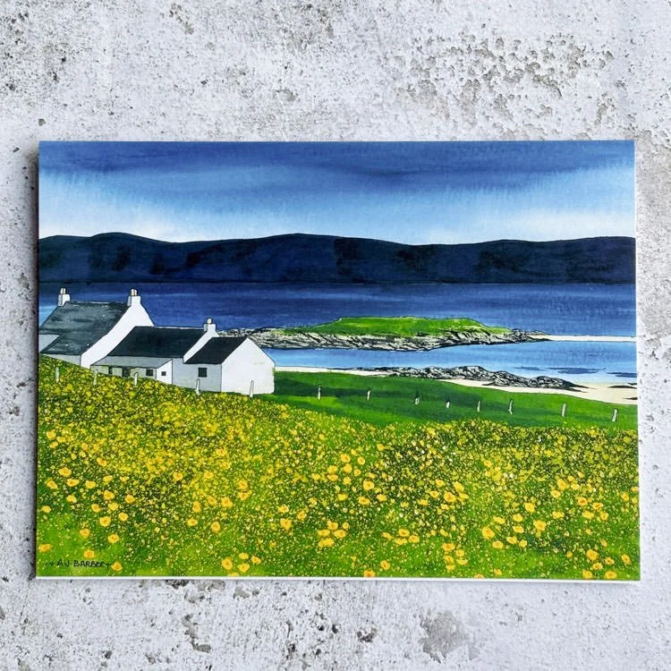 Buttercups Cards card from an original painting by local artist Anthony J Barber.