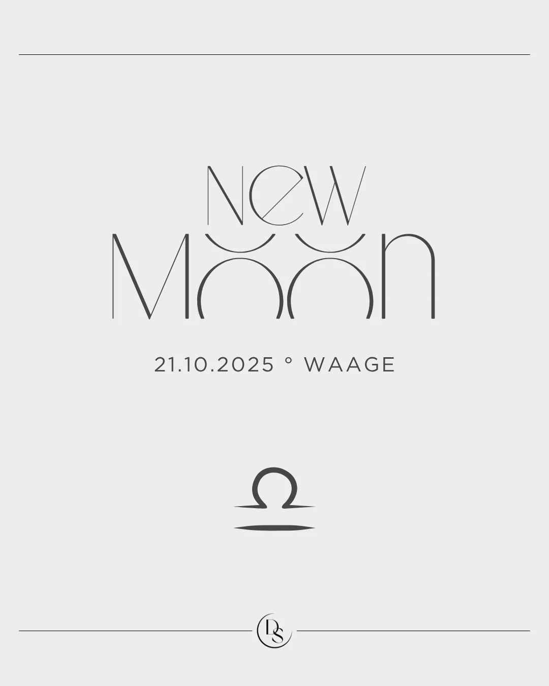 Neumond in Waage am 21.10. im Quadrat zu Pluto und Jupiter.

Waage will Frieden - Pluto will Wahrheit.
Und irgendwo dazwischen steht das Herz, bereit, sich nicht mehr f&uuml;r Harmonie zu verleugnen.

Wie viel Wahrheit vertr&auml;gt dein Wunsch nach 