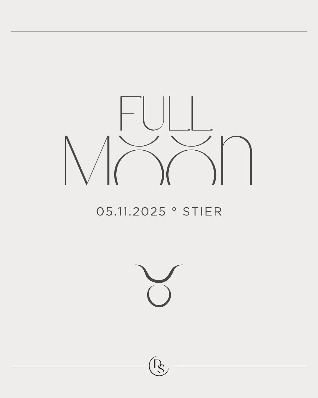 Der Super-Vollmond im Stier (5. November, 14:19 MESZ) schlie&szlig;t einen inneren Zyklus, der seit Ende April reift. 

Er steht an der Schwelle zwischen Genuss und Kontrolle, zwischen Festhalten und Vertrauen, zwischen K&ouml;rper und Seele.

W&auml