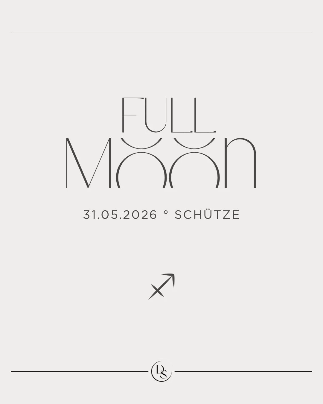 Manchmal ver&auml;ndert sich das Leben nicht durch eine gro&szlig;e Entscheidung. Sondern durch den Moment, in dem du aufh&ouml;rst, dir selbst auszuweichen.

Dieser Vollmond kann genau so ein Moment sein. 

Vielleicht merkst du pl&ouml;tzlich, wie m