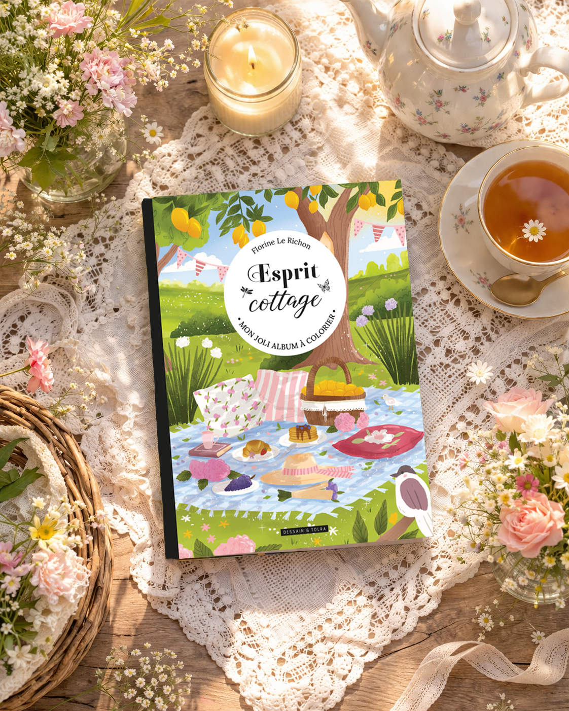 Coloriage Esprit Cottage