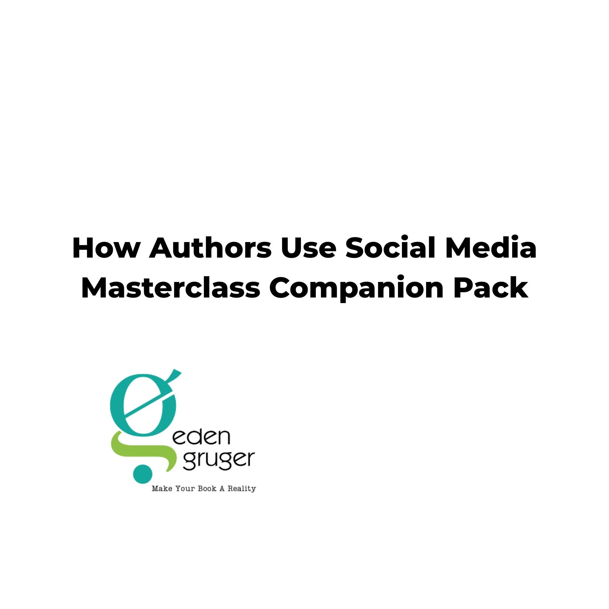 How Authors Use Social Media