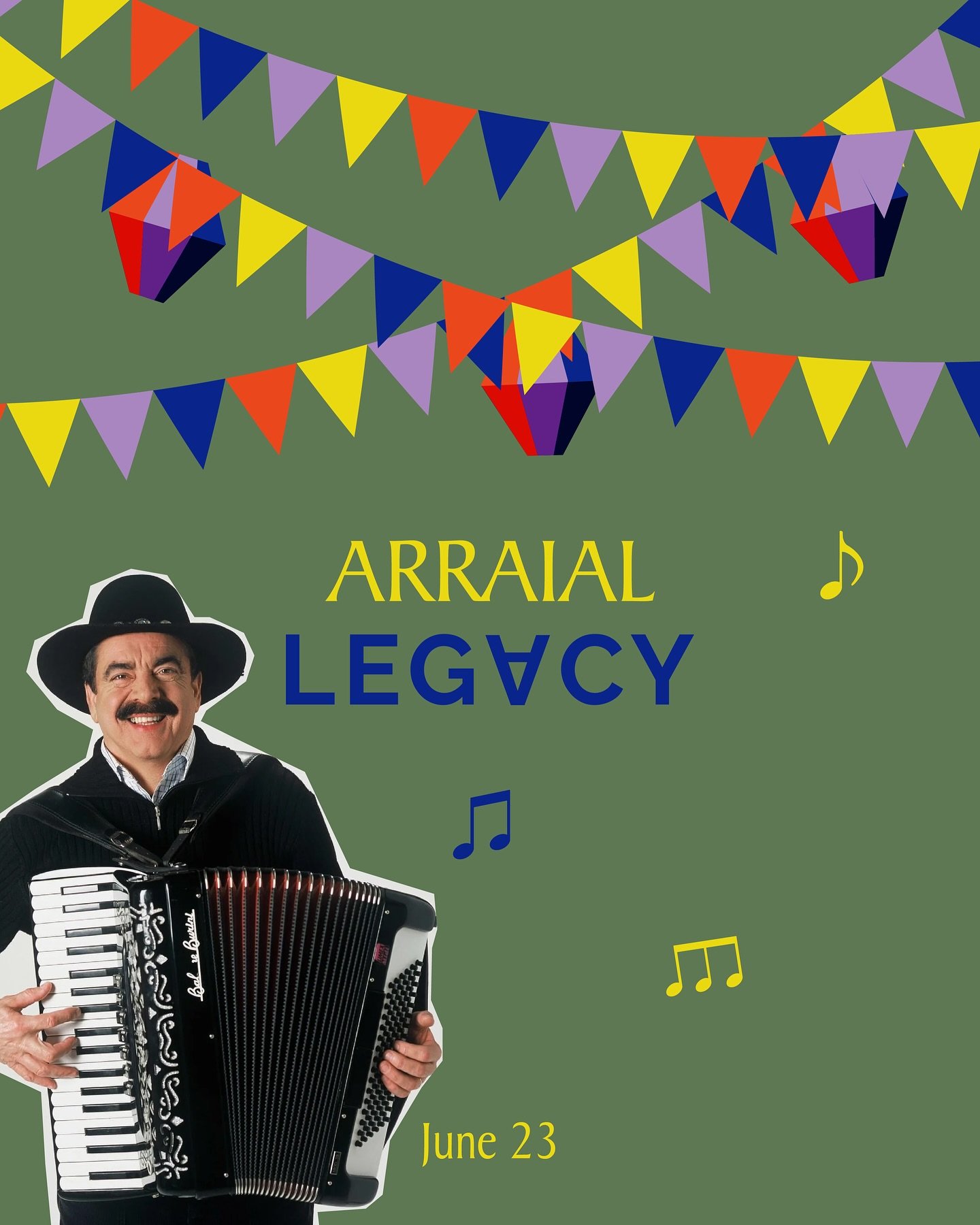 🎉 Arraial Legacy &ndash; June 23rd! 🎉

This S&atilde;o Jo&atilde;o, we&rsquo;re turning up the fun and turning Legacy into a full-on Arraial!

🚴&zwj;♂️ Expect the most pimba classes of the year (yes, you can sing along while you sweat!)
🎈 Plus, o
