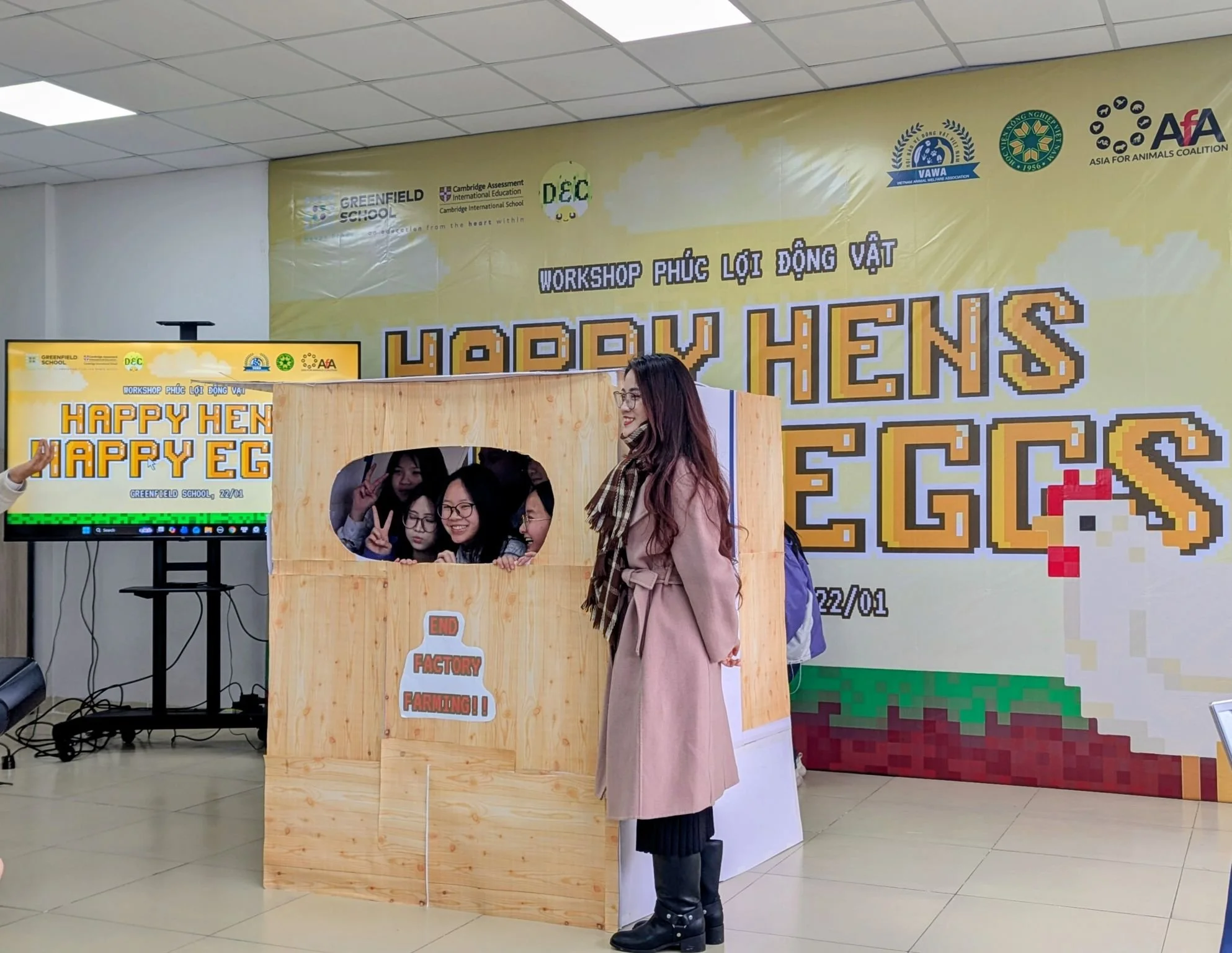 SAV supports the “Happy Hens, Happy Eggs” workshop
