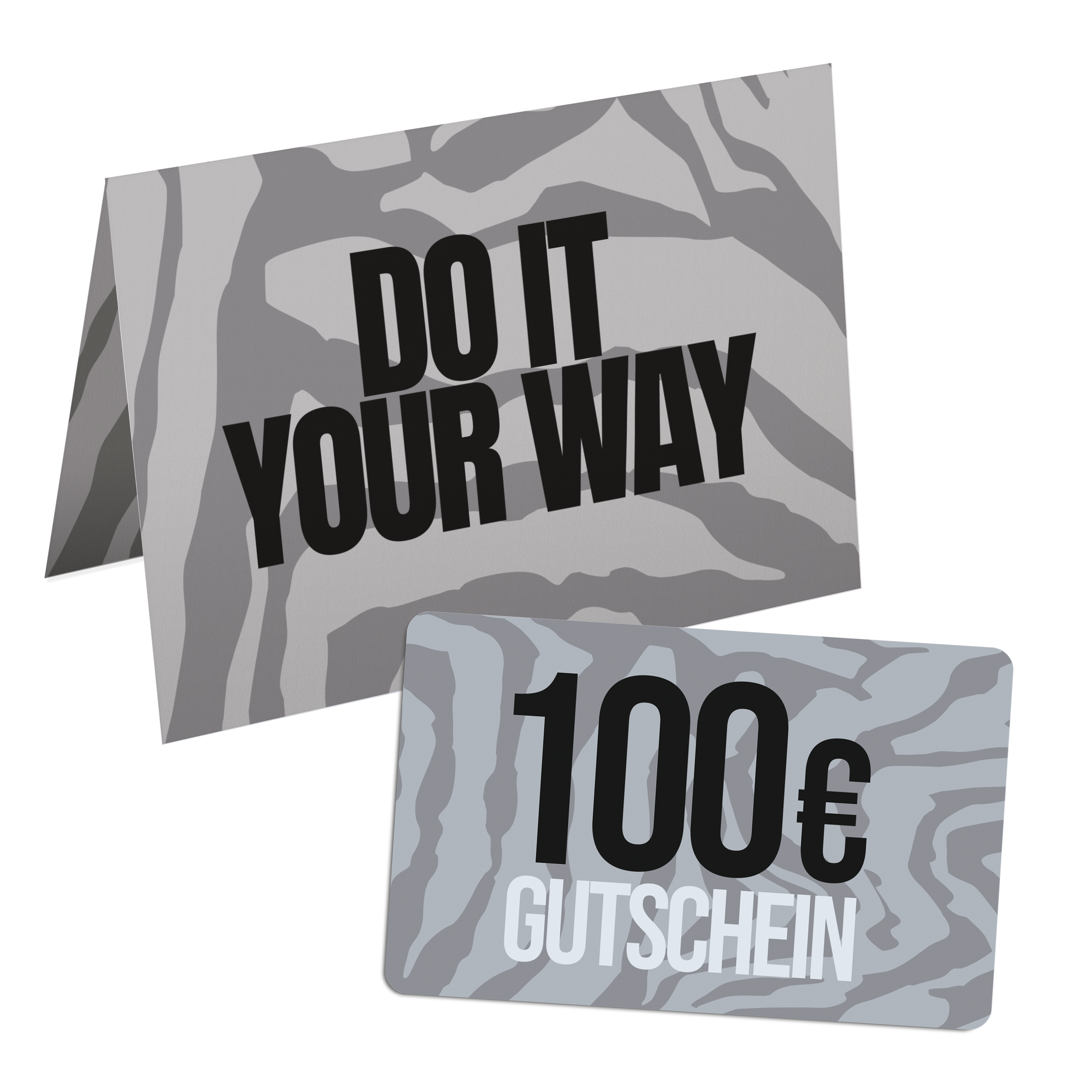 Schild mit der Aufschrift 'DO NOT DISTURB YOUR WAY' in schwarzer Schrift auf einem grauen Hintergrund mit einem Zebrastreifenmuster.