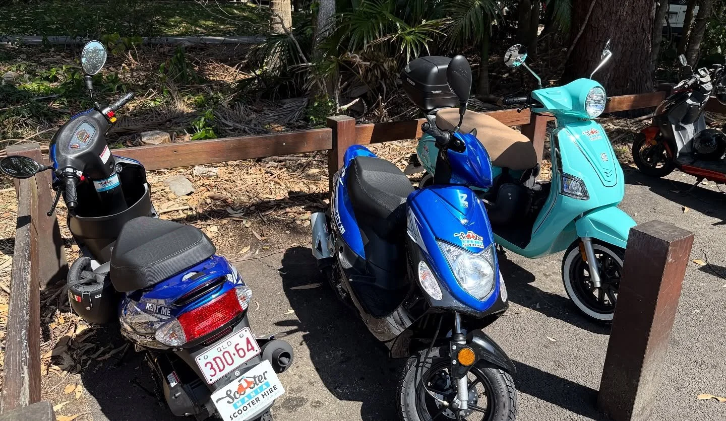 Easy parking at the entrance to the Noosa National Park, when  you ride a Scooter Mania scooter 😊🛵🛵🛵
#scootermanianoosa #scooter #scooterhire #noosa  #scootermania  #explorenoosa #sunshinecoast #noosatourism #hastingsstreet #ilovenoosa #noosaqld 