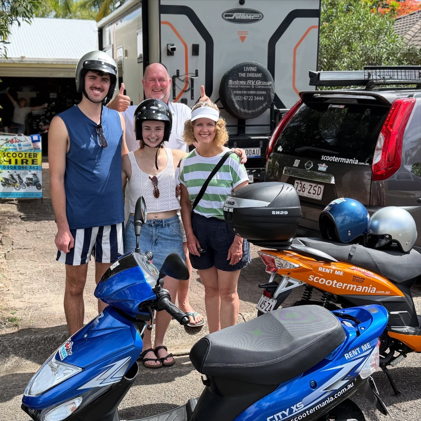Some more of the Moore&rsquo;s (see what I did there 😂😂😂)😊🛵🛵🛵🛵
#scootermanianoosa #scooter #scooterhire #noosa  #scootermania  #explorenoosa #sunshinecoast #noosatourism #hastingsstreet #ilovenoosa #noosaqld #funinthesun #scooterhirenoosa #pl