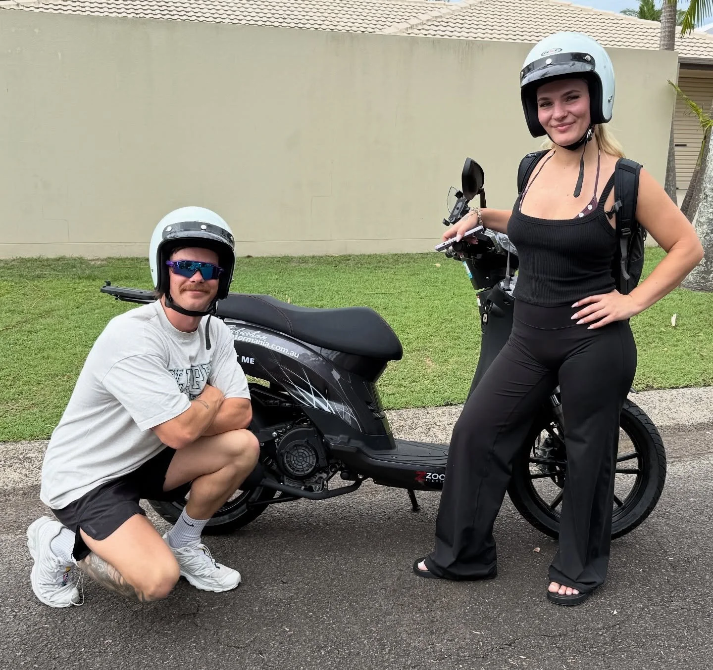 Here we have Bailey and Darienne 😊🛵
#scootermanianoosa #visitnoosa #scooter #scooterhirenoosa #noosa  #scootermania  #explorenoosa #sunshinecoast #noosatourism #hastingsstreet #ilovenoosa #scooterhirenoosa #planet_noosa