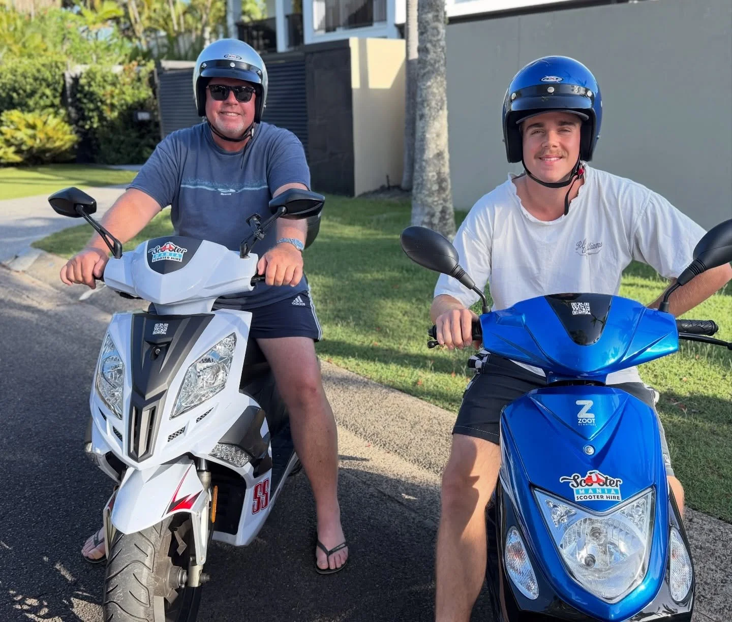 Andrew and Archie - another father son team 😊🛵🛵
#scootermanianoosa #visitnoosa #scooter #scooterhirenoosa #noosa  scootermania  explorenoosa sunshinecoast noosatourism hastingsstreet ilovenoosa scooterhirenoosa planet_noosa