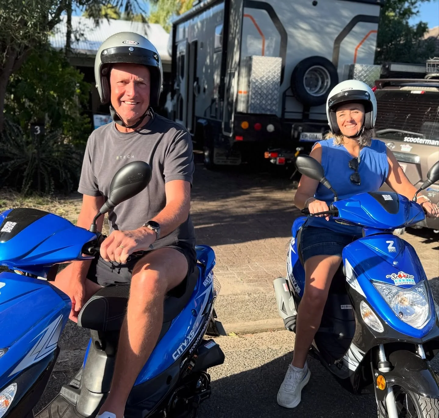 2 of our favourites from Canberra, Phil &amp; Michelle. They knew to book early so as not to miss out 😊🛵🛵
#scootermanianoosa #visitnoosa #scooter #scooterhirenoosa #noosa  scootermania  explorenoosa sunshinecoast noosatourism hastingsstreet iloven