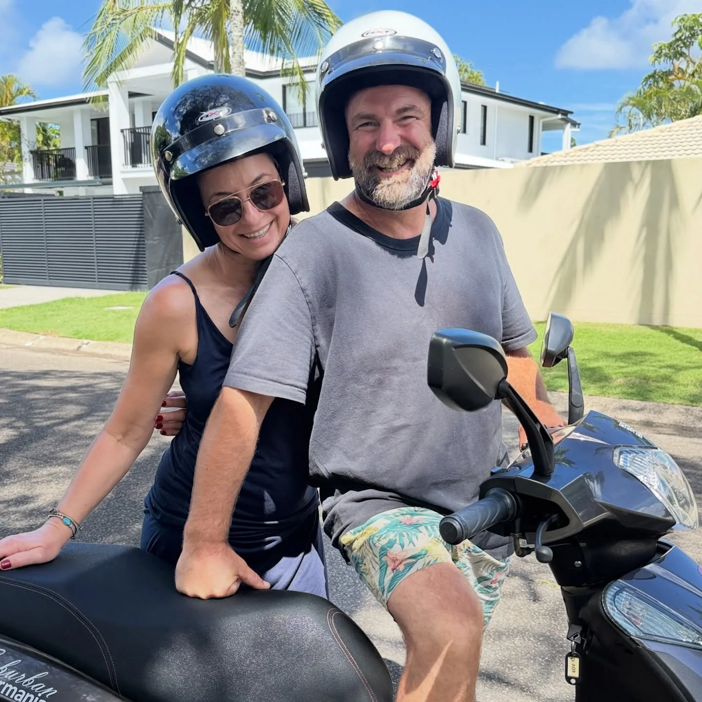 Mick and Svetlana 😊🛵
#scootermanianoosa #visitnoosa #scooter #scooterhirenoosa #noosa  scootermania  explorenoosa sunshinecoast noosatourism hastingsstreet ilovenoosa scooterhirenoosa planet_noosa
