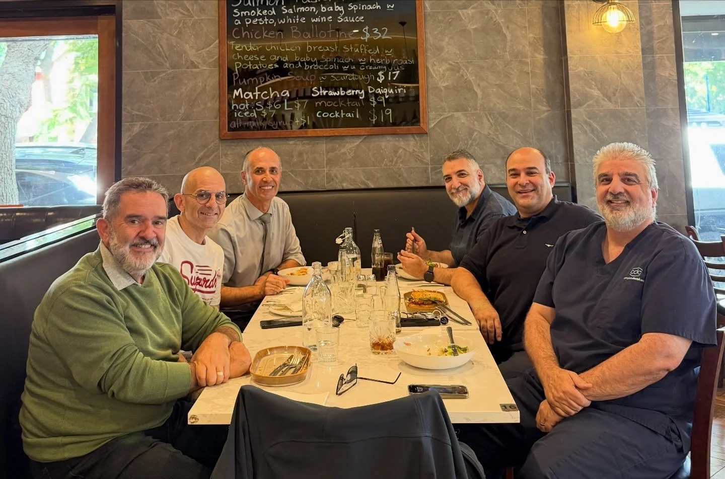 Rubbing shoulders with the who&rsquo;s who of the Adelaide Greek Dental Fraternity 🤣🛵