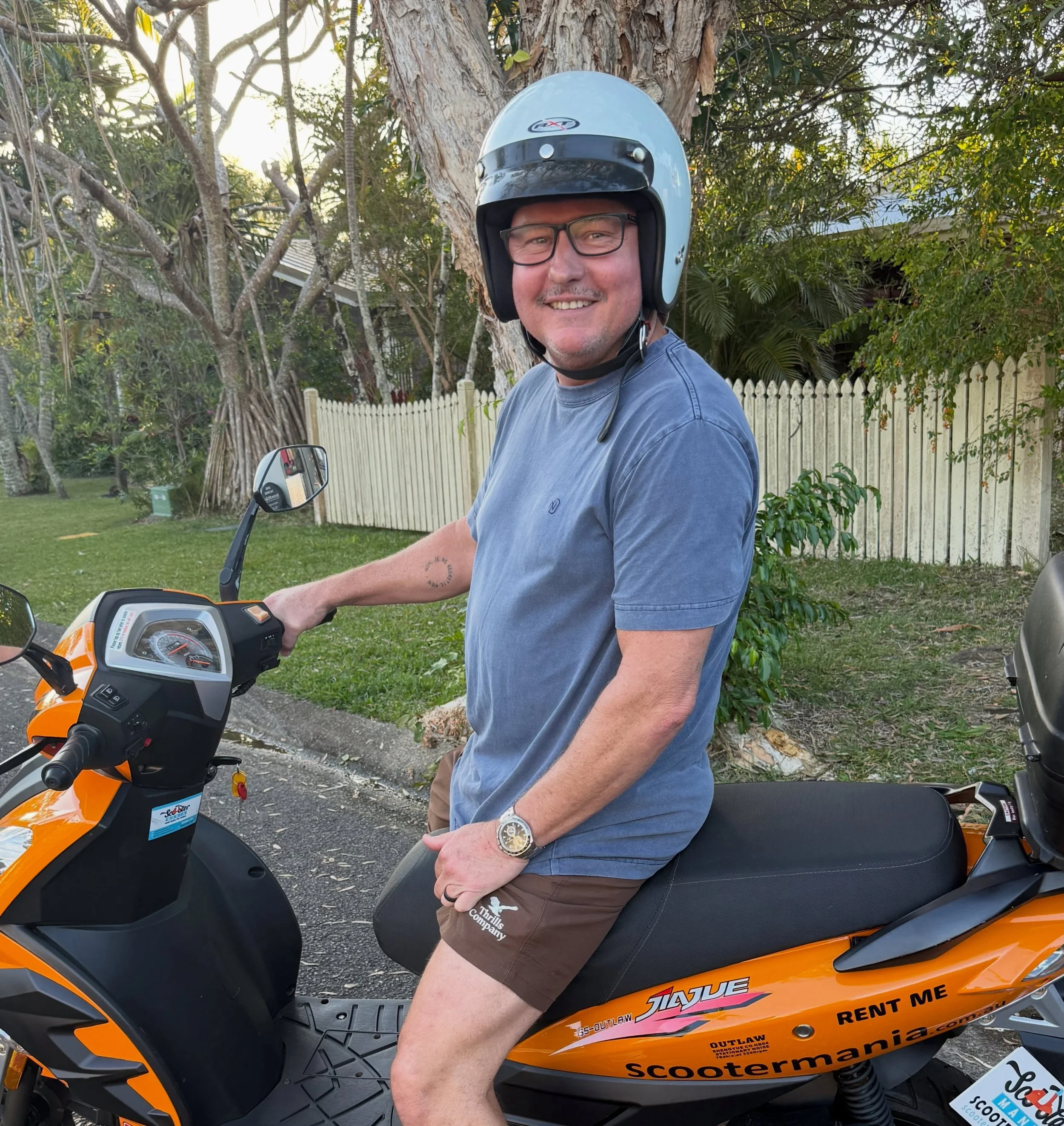Welcome back David. Always great to see our regulars 😊🛵