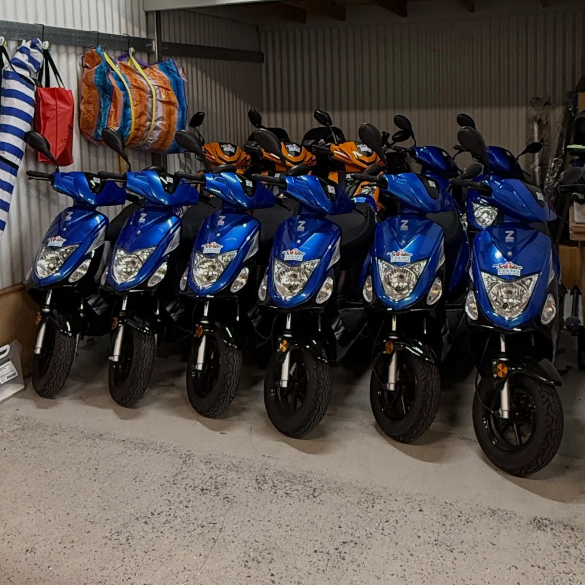 How cool do they look all lined up 😊🛵🛵