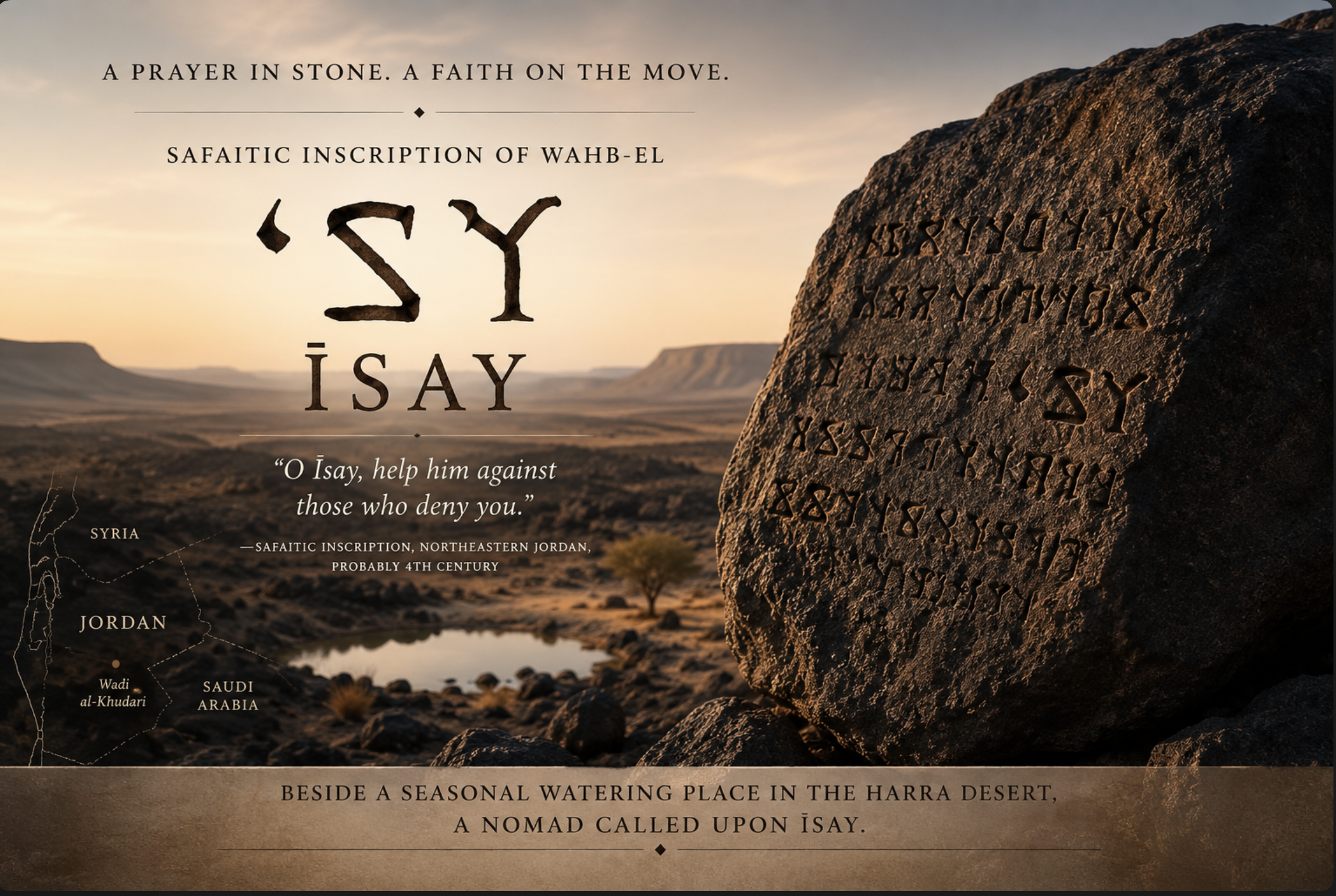 When Nomads Wrote the Name of Jesus in the Desert