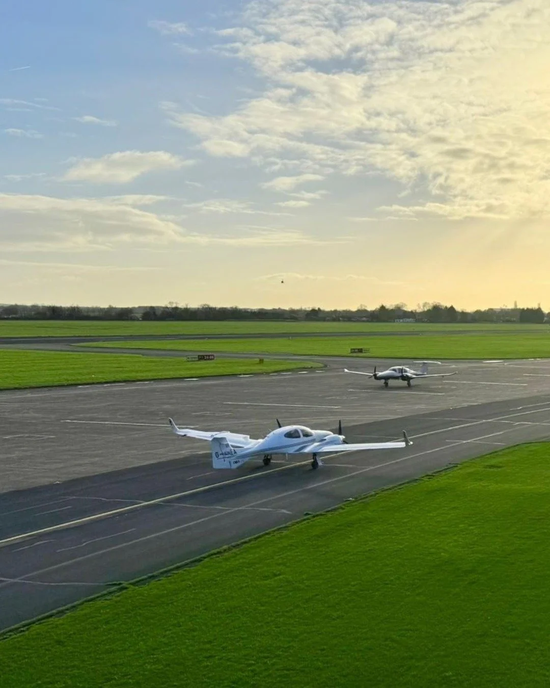 There&rsquo;s a real spring-like buzz in the air at Leeds East this morning ✈️

Blue skies and a week full of possibilities ahead. Here&rsquo;s to seeing more mornings like this!

Happy Monday - we hope you all have a great week.

#LeedsEastAirport #