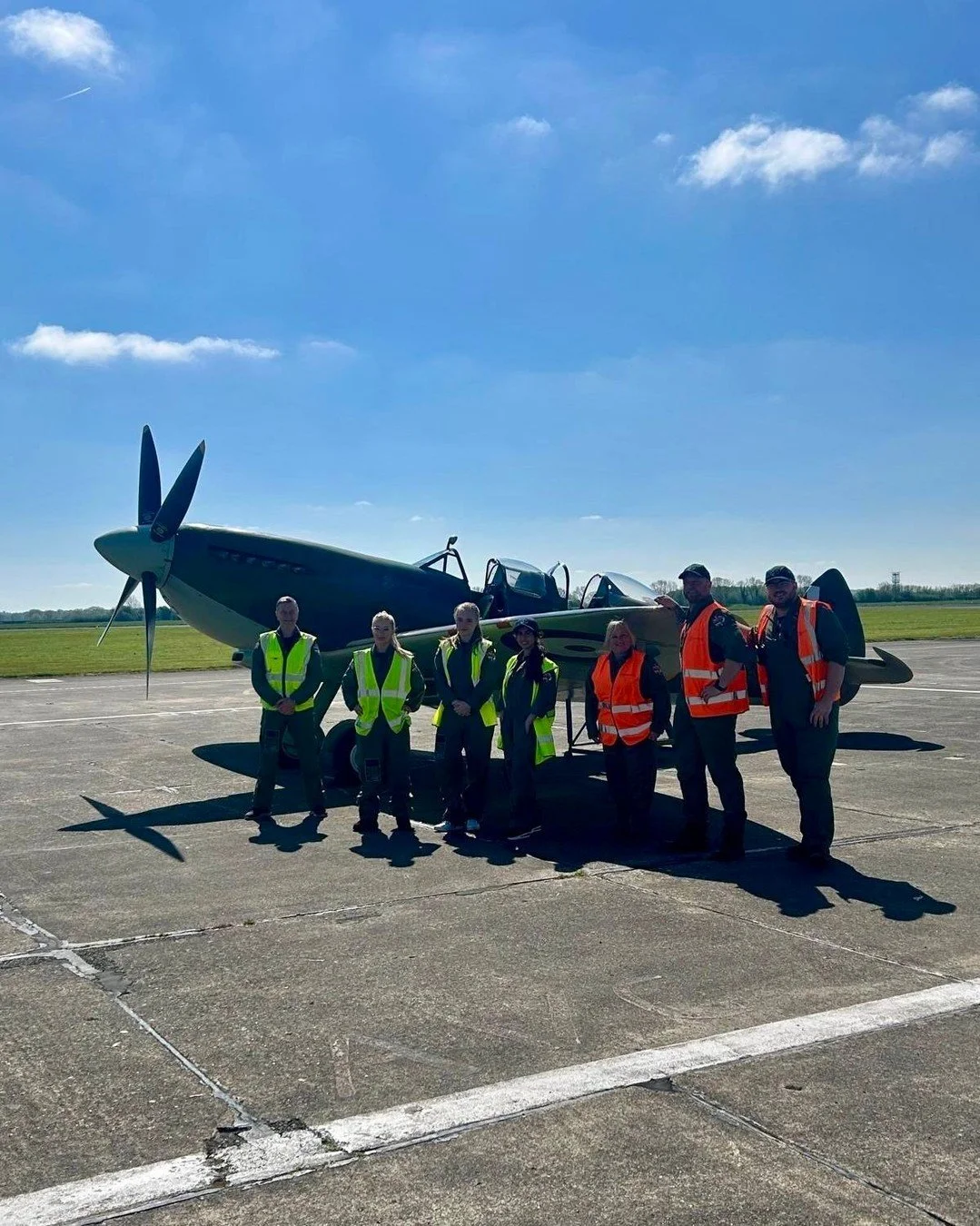 Engines ready, skies calling.

The @spitfiresdotcom team are set for flights tomorrow and Saturday here at Leeds East - and we can&rsquo;t wait!

#LeedsEastAirport #Spitfires #AviationLovers #HistoricAircraft