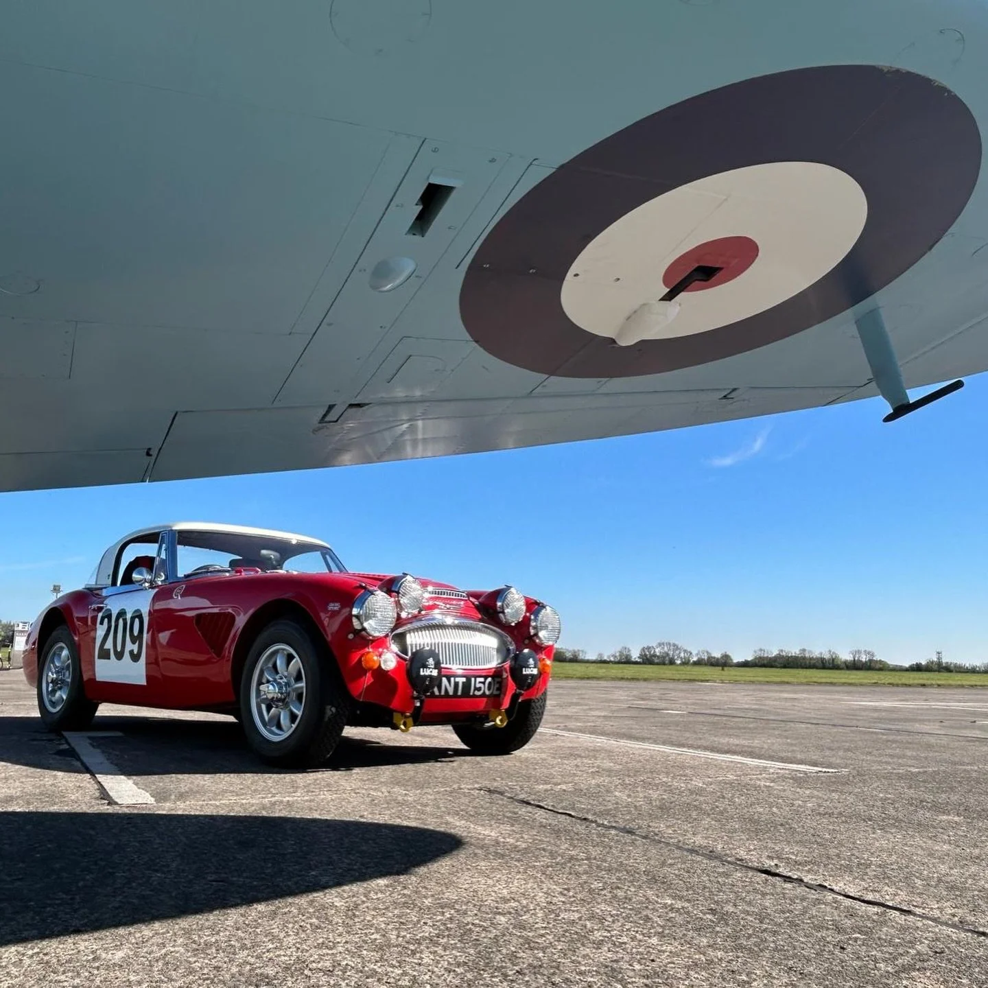 A 1960s rally legend meets an aviation masterpiece.

This Austin Healey 3000 rally recreation arrived into the workshop following rear-end damage, before undergoing specialist aluminium panel work, painting and a full rebuild - now beautifully restor