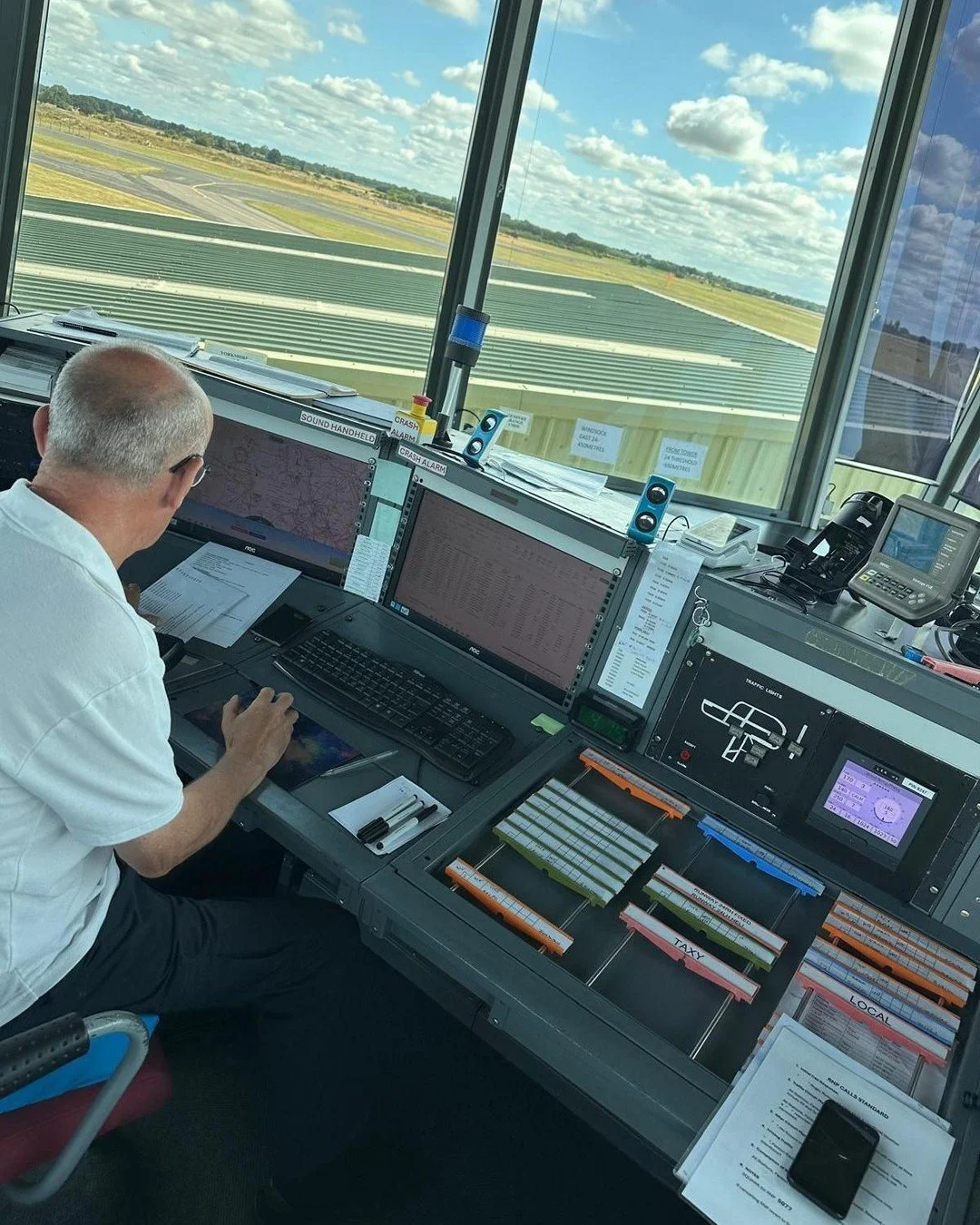 A different kind of office view ✈️

Behind the scenes in the Leeds East Airport tower, where precision, communication, calm and @d.j.mikeb decision-making keep everything moving safely across the airfield.

#AirTrafficControl #Aviation #BehindTheScen